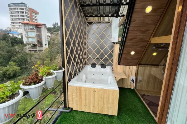 کلبه یک خوابه جکوزی دار اِتی